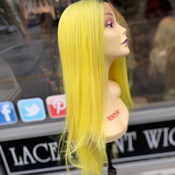 Yellow ombré Lacefront Wig ON SALE SAVE $$ & DYEME main image 6